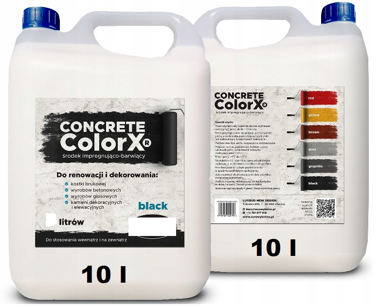 farba do betonu i posadzek beton na zewnatrz garaż Concrete Colorx 10l.