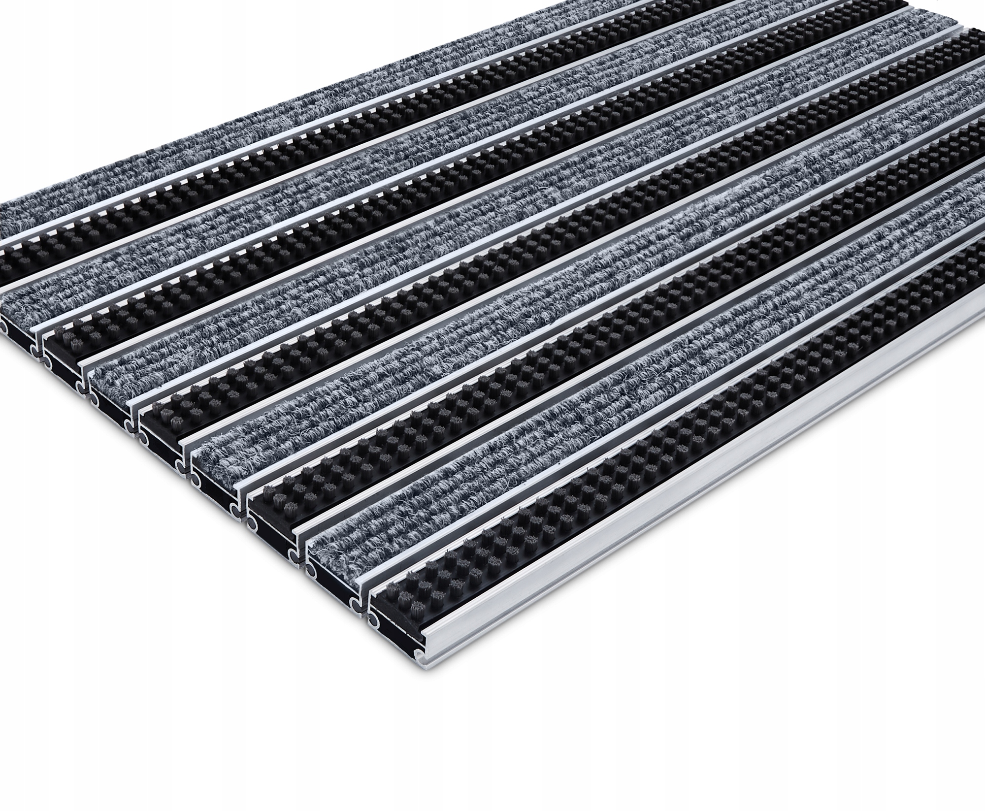 Polentex Aluminiová Rohožka Systémová Textilno-kefa 120x80 C22