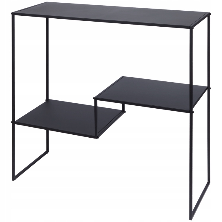 Regał szafka INUDSTRIAL METAL CABINET 77 cm x 70 cm x 30 cm czarny