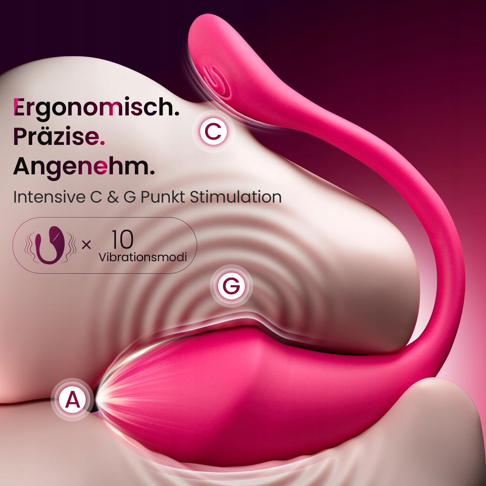 CACUOLA KI-Sync Wibrator Dla Kobiet i Par APP Sterowany 10 Trybów Cichy — miniatura 2