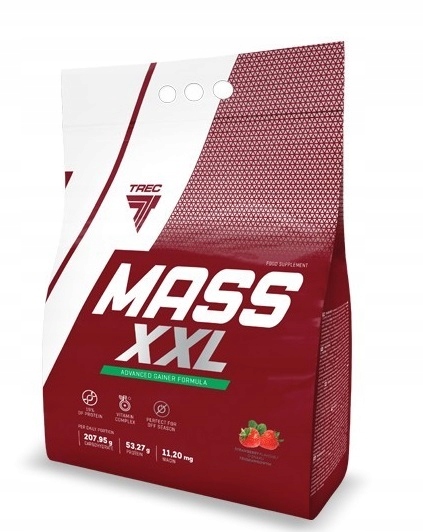 Trec Mass XXL 3000g Mutant Gainer Hmotnost Síla