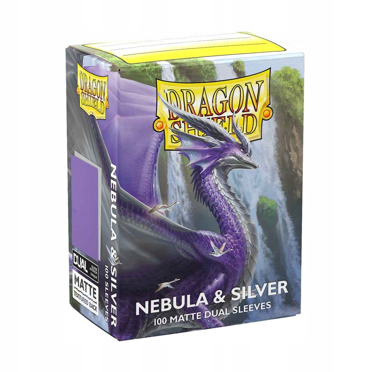 Koszulki na karty Dragon Shield Dual Matte Nebula & Silver