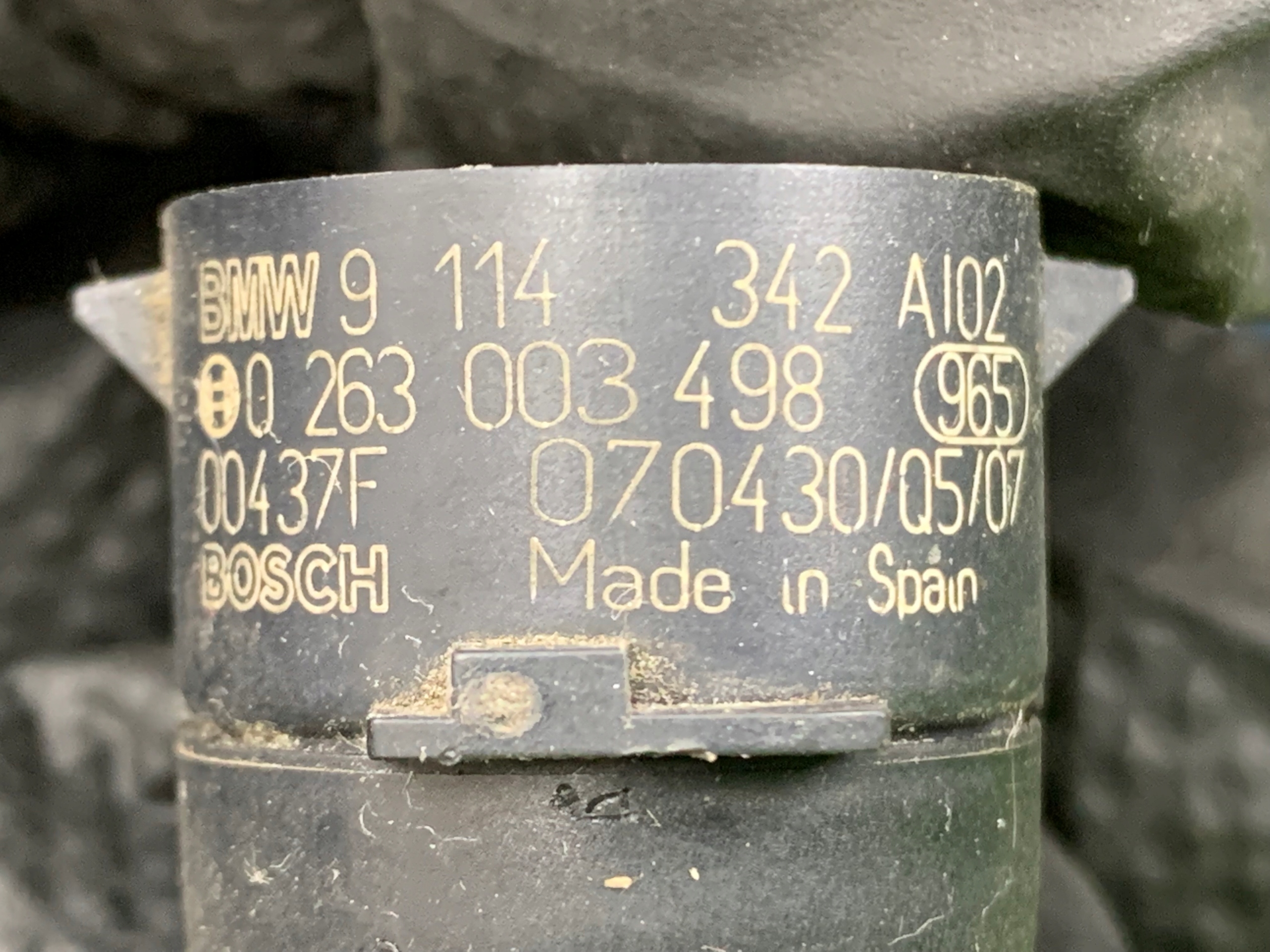 BMW E90 E91 E87 E81 sensore parcheggio PDC 9114342