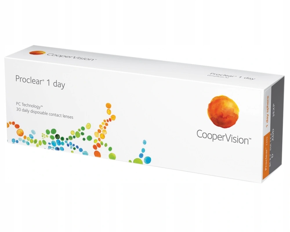 

Proclear 1 day 30 szt Soczewki jednodniowe Cooper