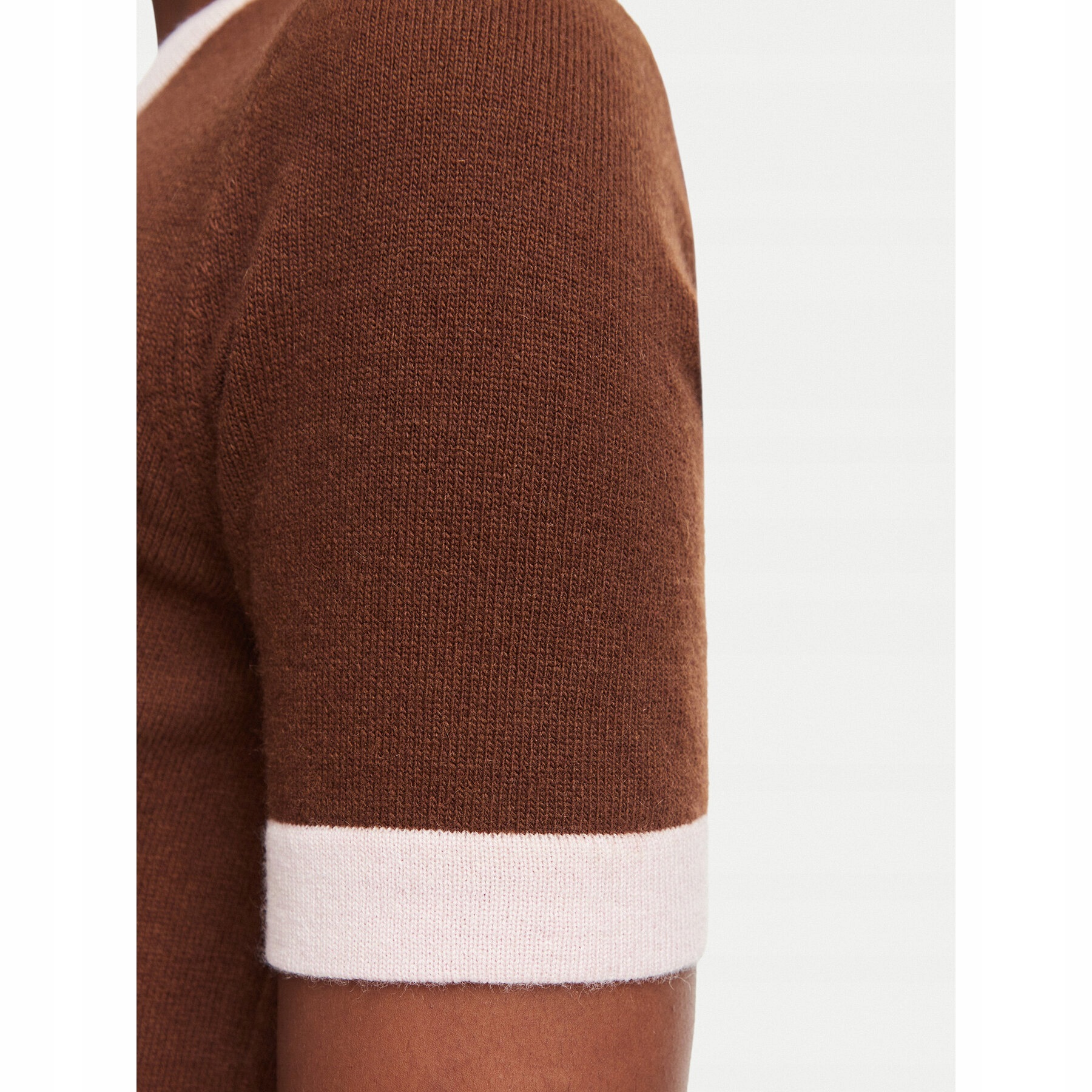 Damskie Sweter 100505 brązowy