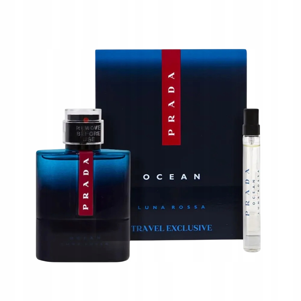 Sada Prada: Luna Rossa Ocean, toaletní voda, pro muže, 100 ml Luna Rossa