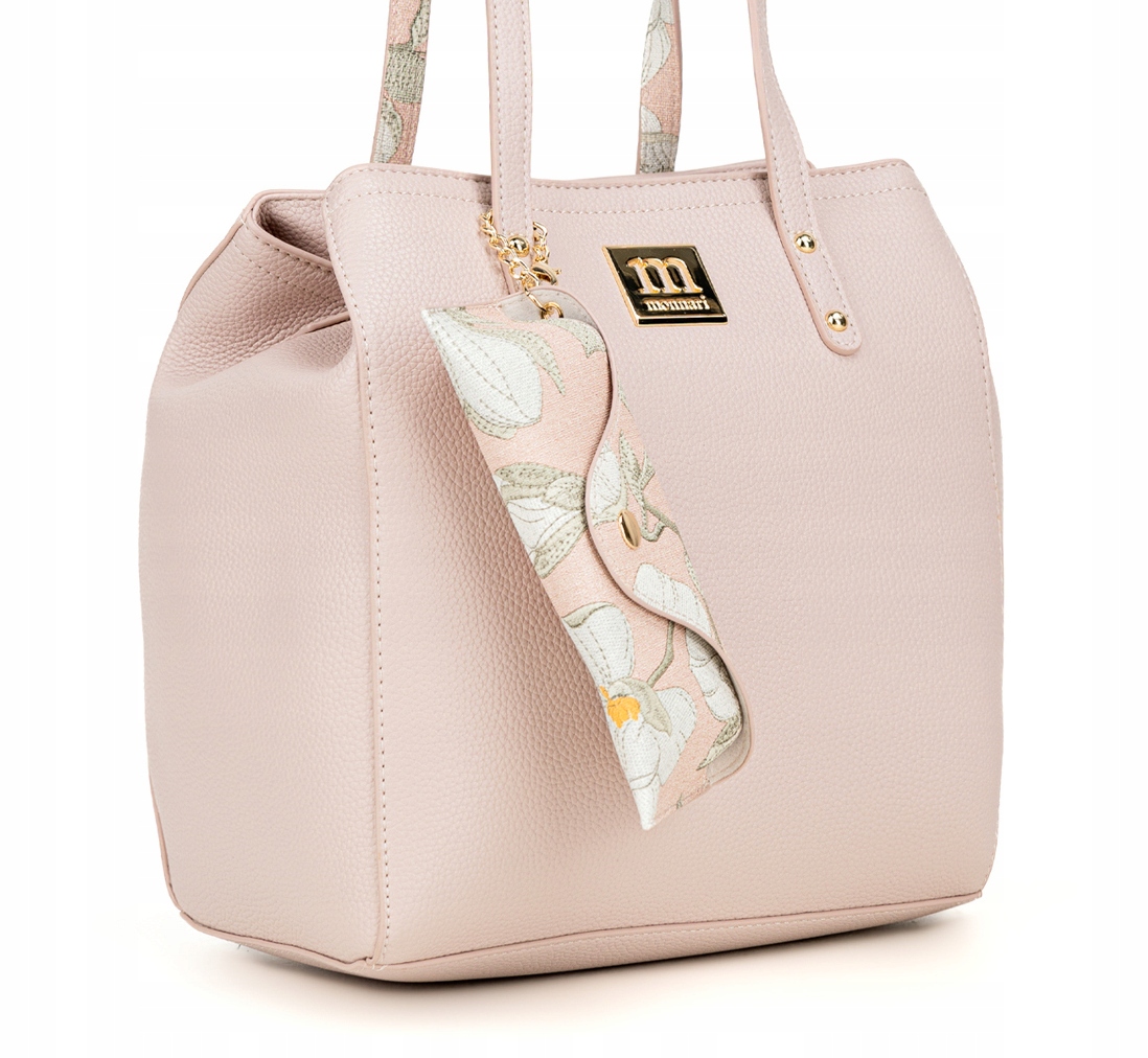 Monnari Piękna wiosenna torebka damska |Shopper Etui Kwiaty