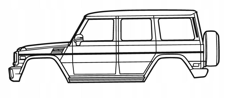 nástěnná dekorace Obraz Auto Mercedes Amg G63 W463 (1ST Gen) 2013