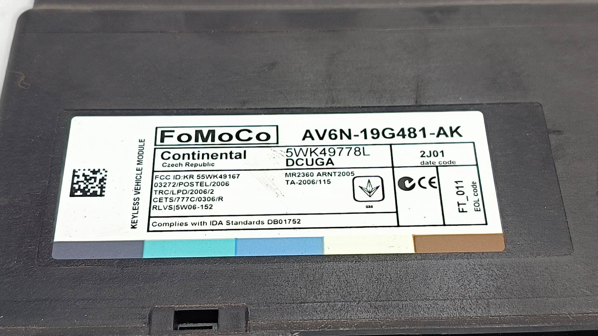 modul AV6N-19G481-AK KOMFORTU FORD C-MAX MK2 II