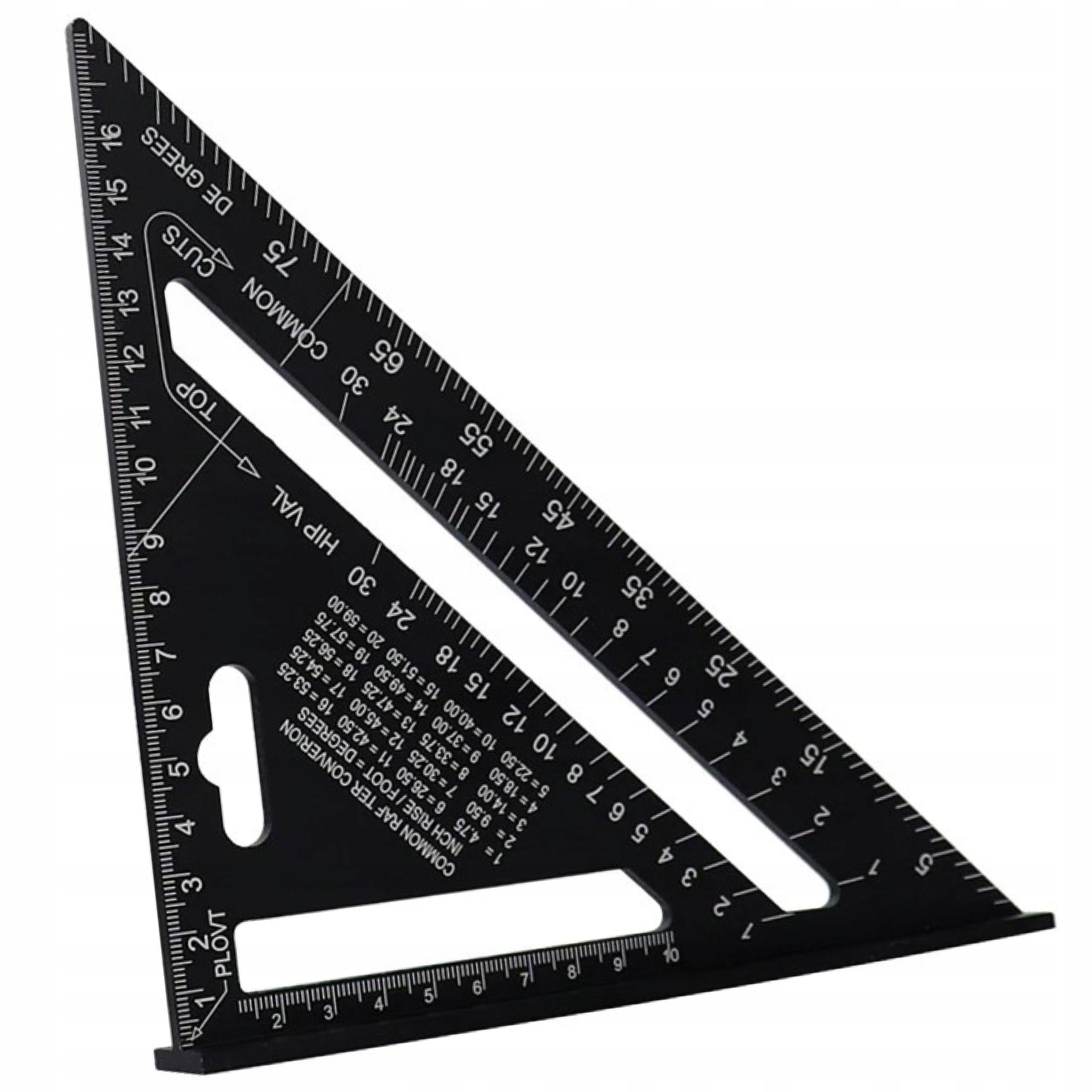 

Aluminiowy Kątownik Stolarski Przymiar 185mm Mocny
