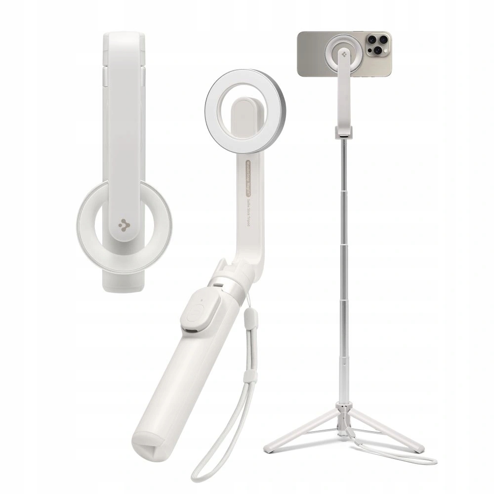 Selfie Tyč Spigen S571W Magsafe Bluetooth Selfie Tyč Tripod Dune Beige