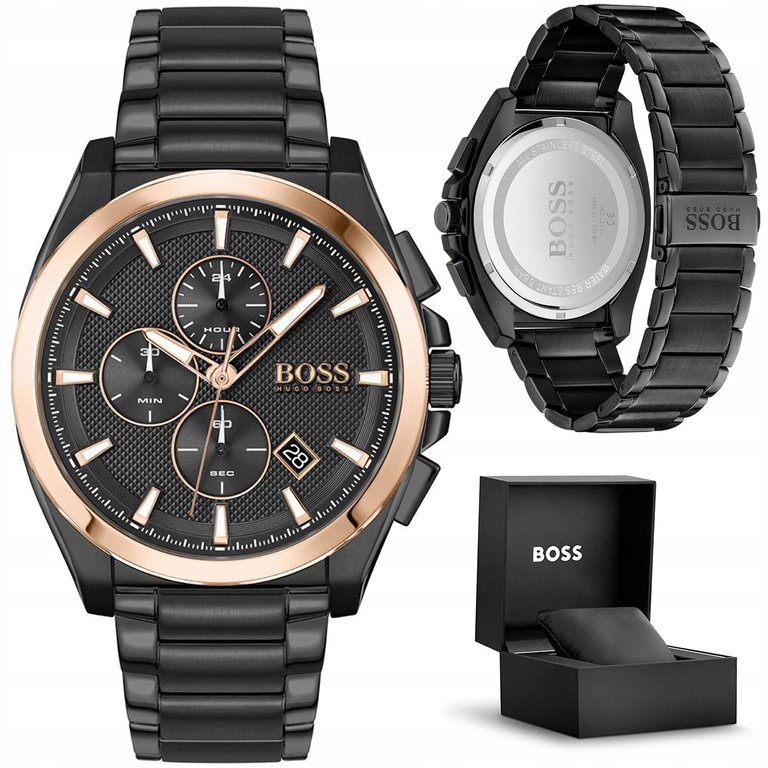 Zegarek Męski Hugo Boss 1513885 Grandmaster Pudełko Komplet