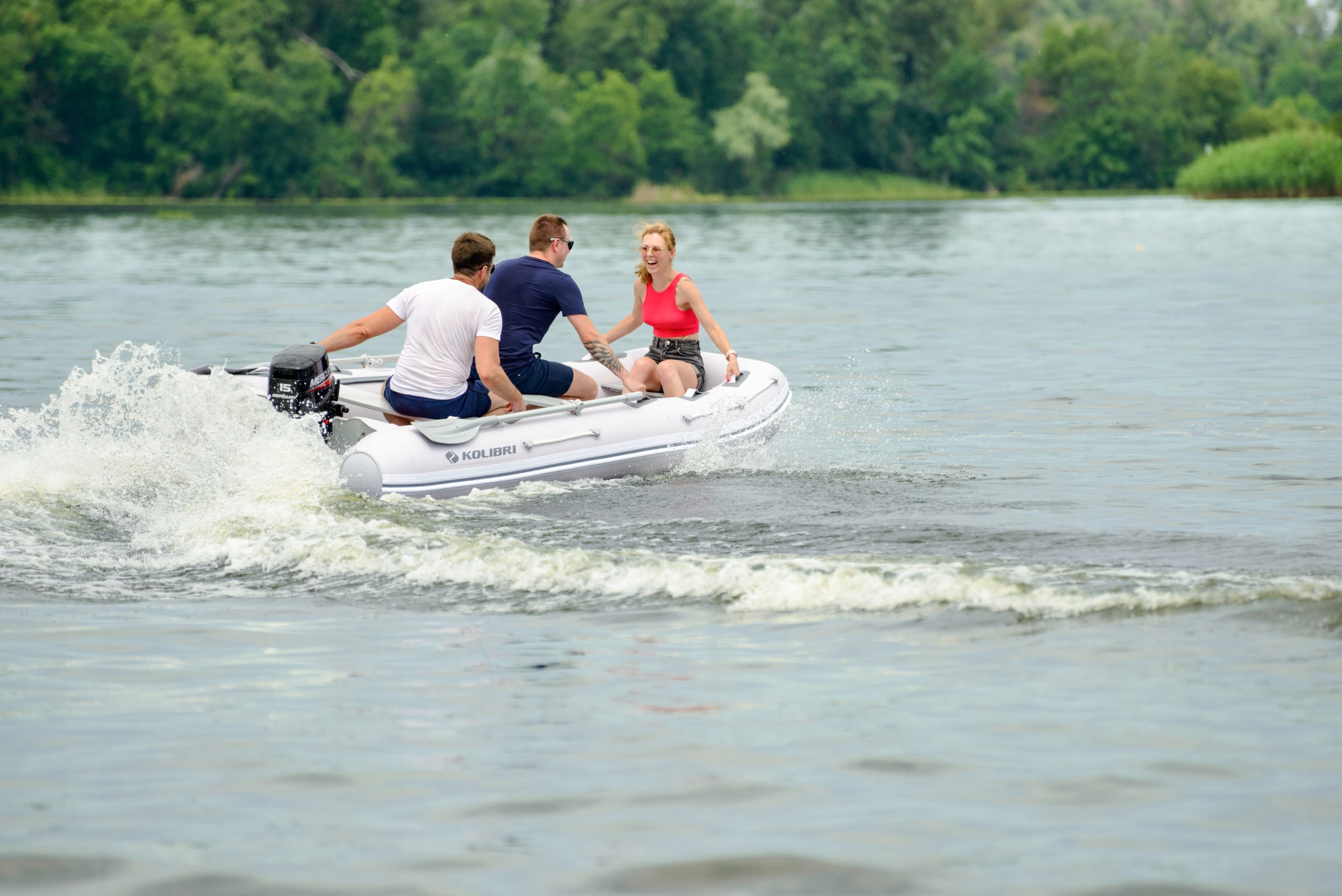 PONTON ŁÓDŹ KOLIBRI KM-300DXL ALUMINIUM Liczba osób 3