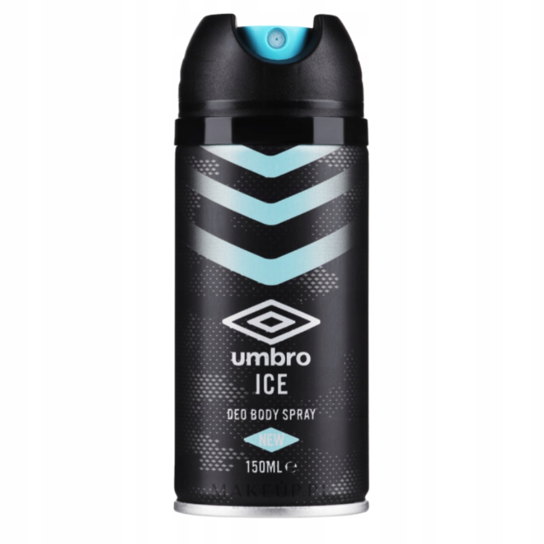 UMBRO Dezodorant Męski Spray Dla Mężczyzn Umbro Ice Długotrwała Ochrona x4 EAN (GTIN) 761828009957