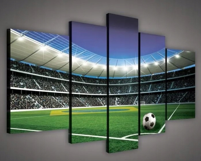 Obraz 170x100 Futbalový štadión tribúny šport futbal zápas aréna fanúšikovia