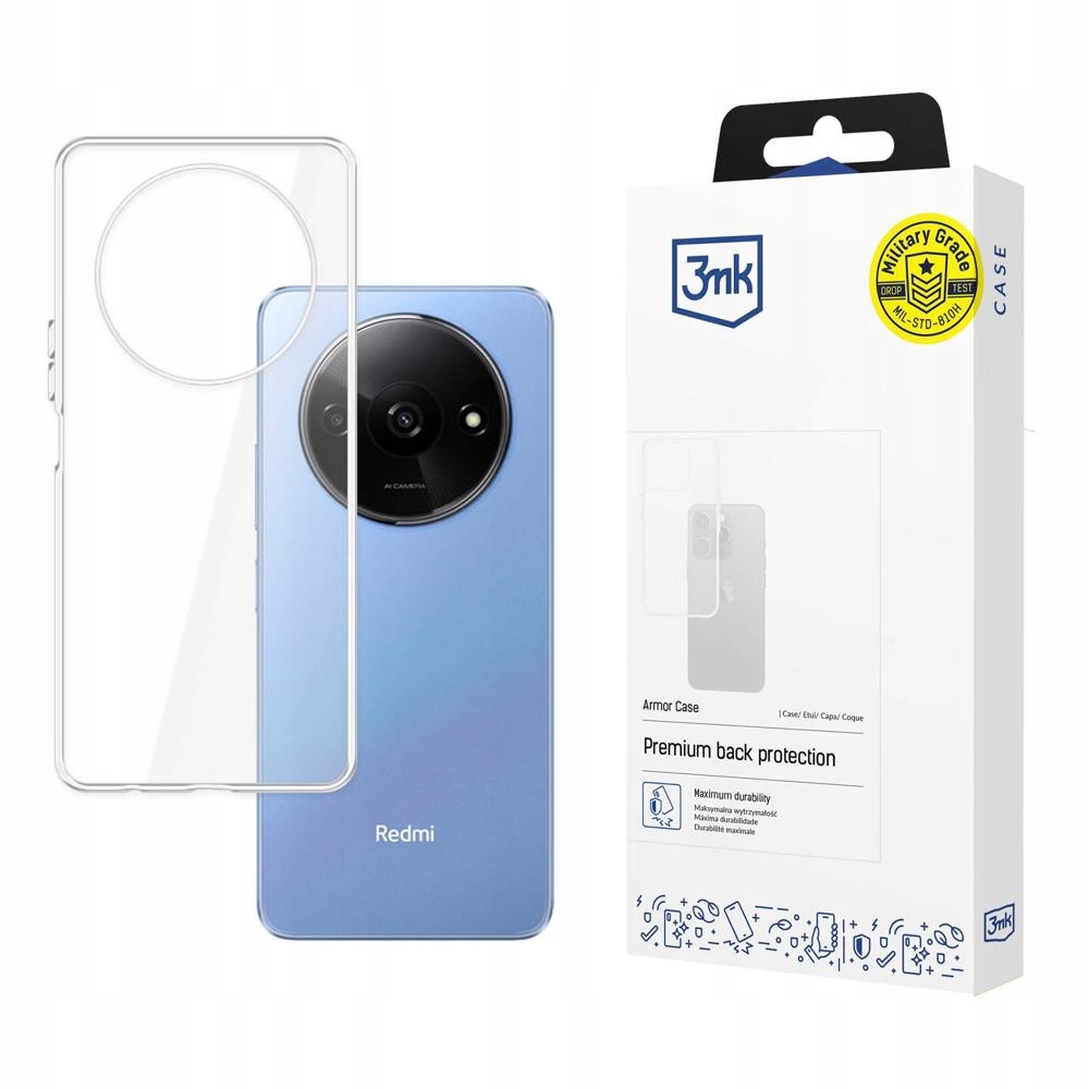 Etui 3mk Armor Case na Xiaomi Redmi A3 przezroczyste 3mk Protection