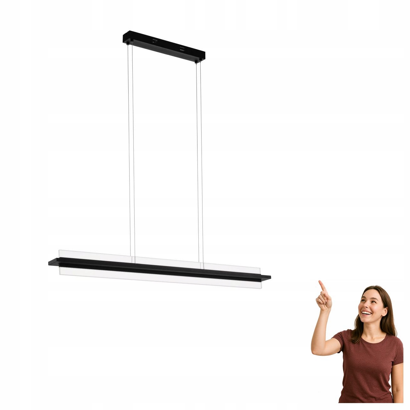 Led závesná lampa 2x7,5W Spadafora 98495 Eglo