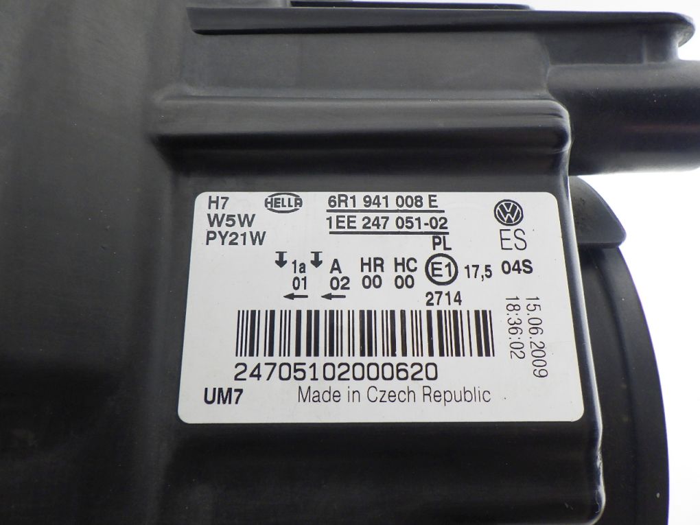 VW POLO 6R 6R0 08- light front right
