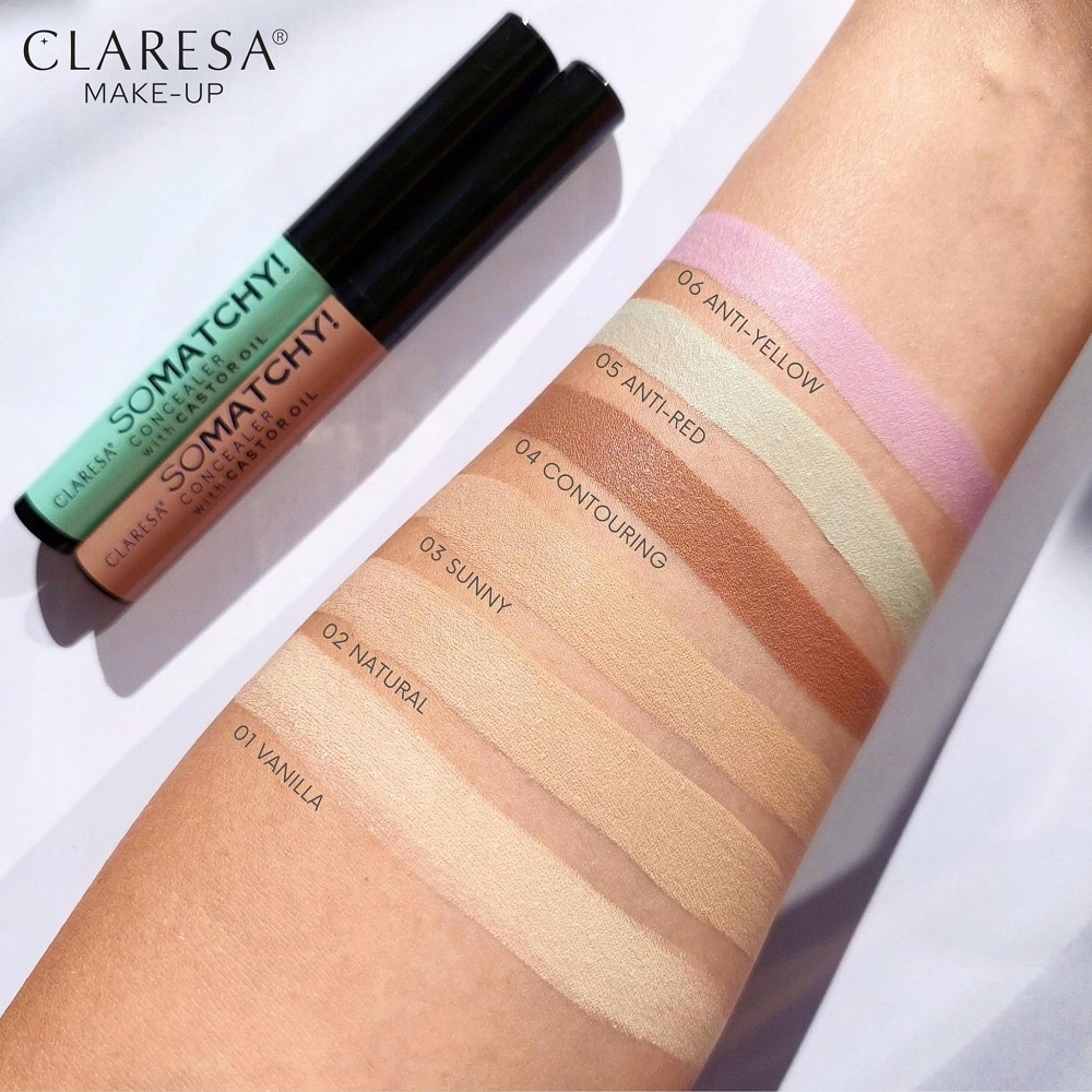CLARESA So Matchy! Korektor do twarzy kamuflujący w sztyfcie 02 Natural SPF brak