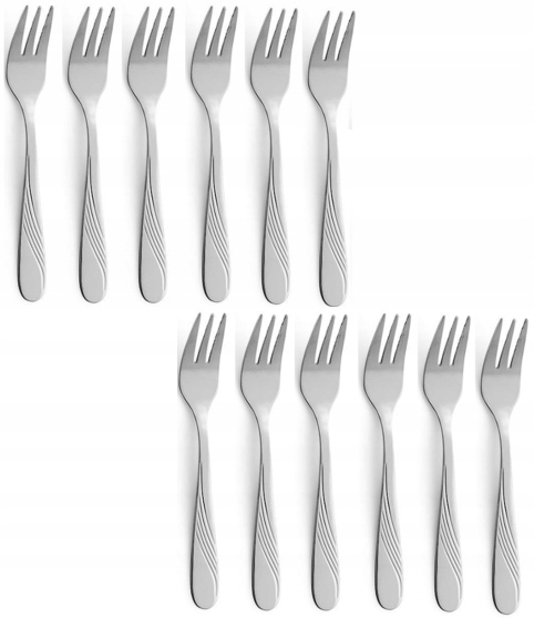 

Amefa 1241 Felicia Fala Widelczyki Ciasta Tortu 12