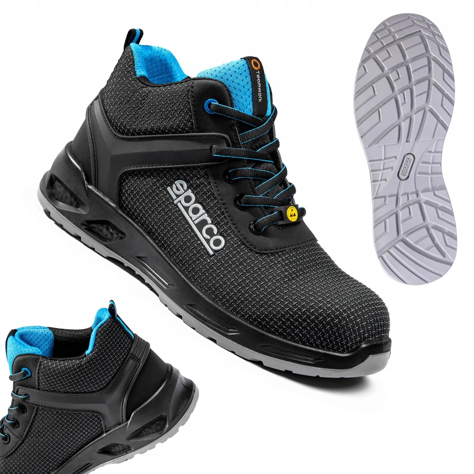 Buty robocze męskie Bhp S3S Esd lekkie Sparco Horizon Tek-G Rialto 43