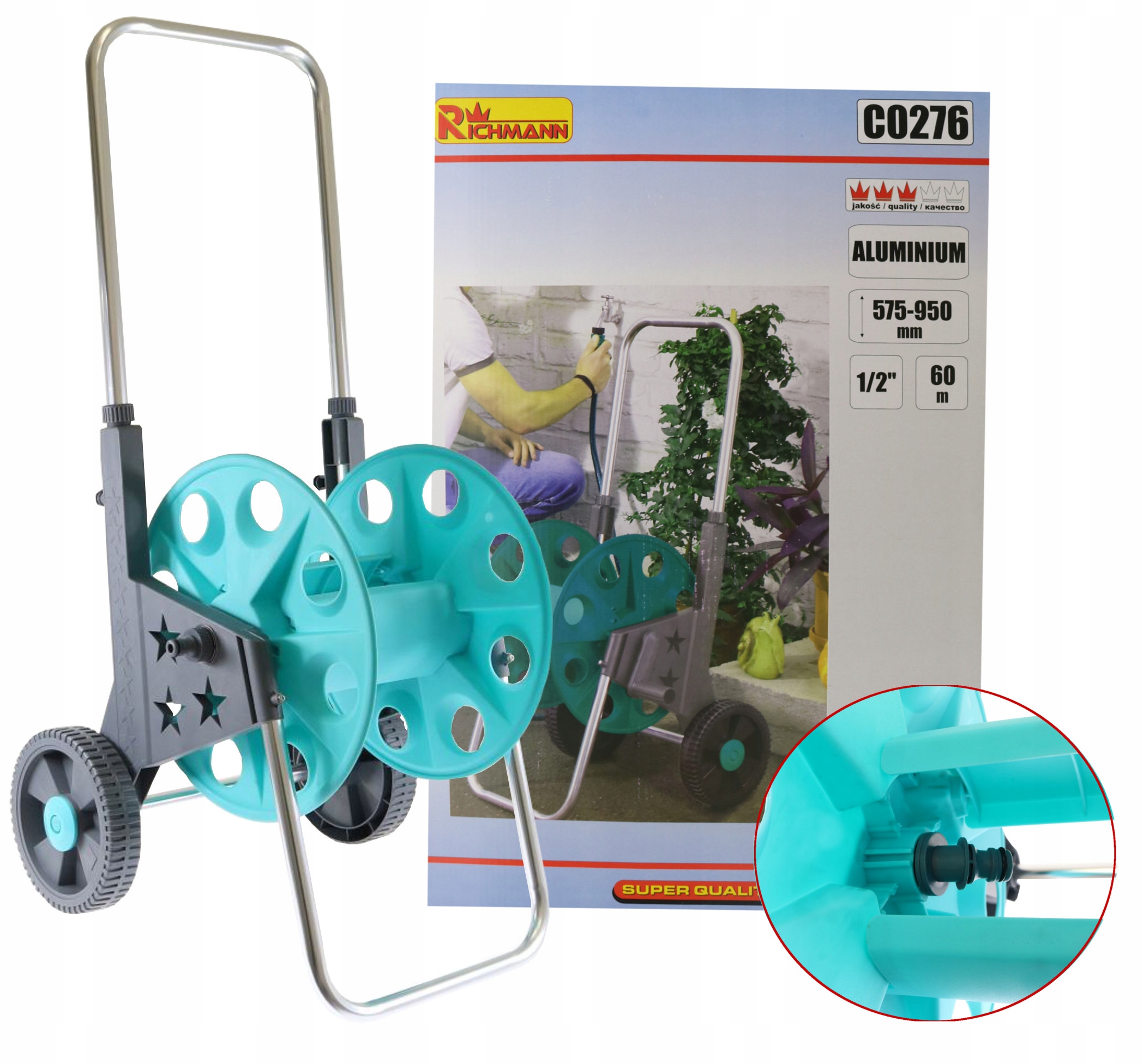 

Wózek Na Wąż Ogrodowy 1/2'' 60m Richmann C0276