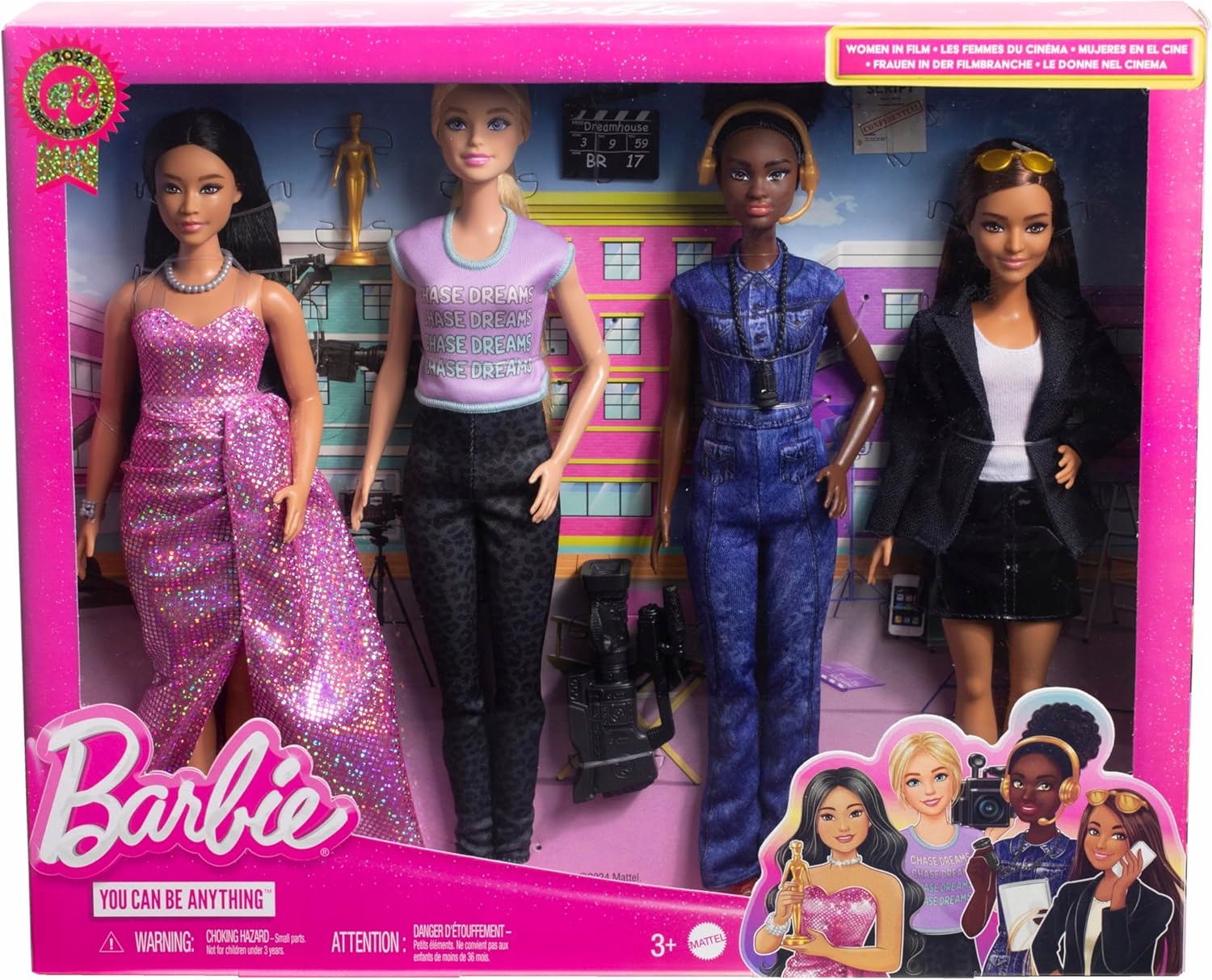 Lalka Barbie Zestaw 4 Lalki Kariera Roku 2024 Kobiety filmu