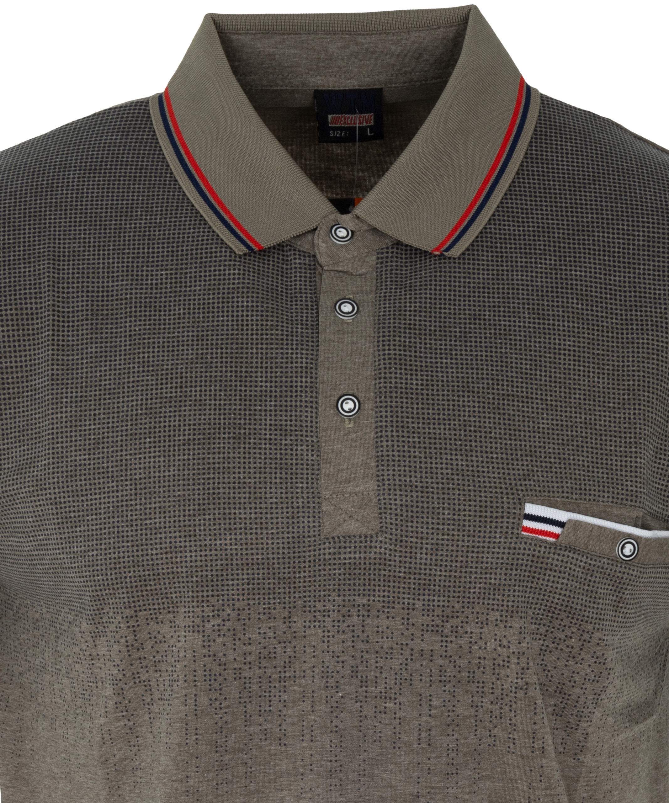 KOSZULKA męska POLO OLIWKOWA z kieszonką rozmiar XXL Marka inna