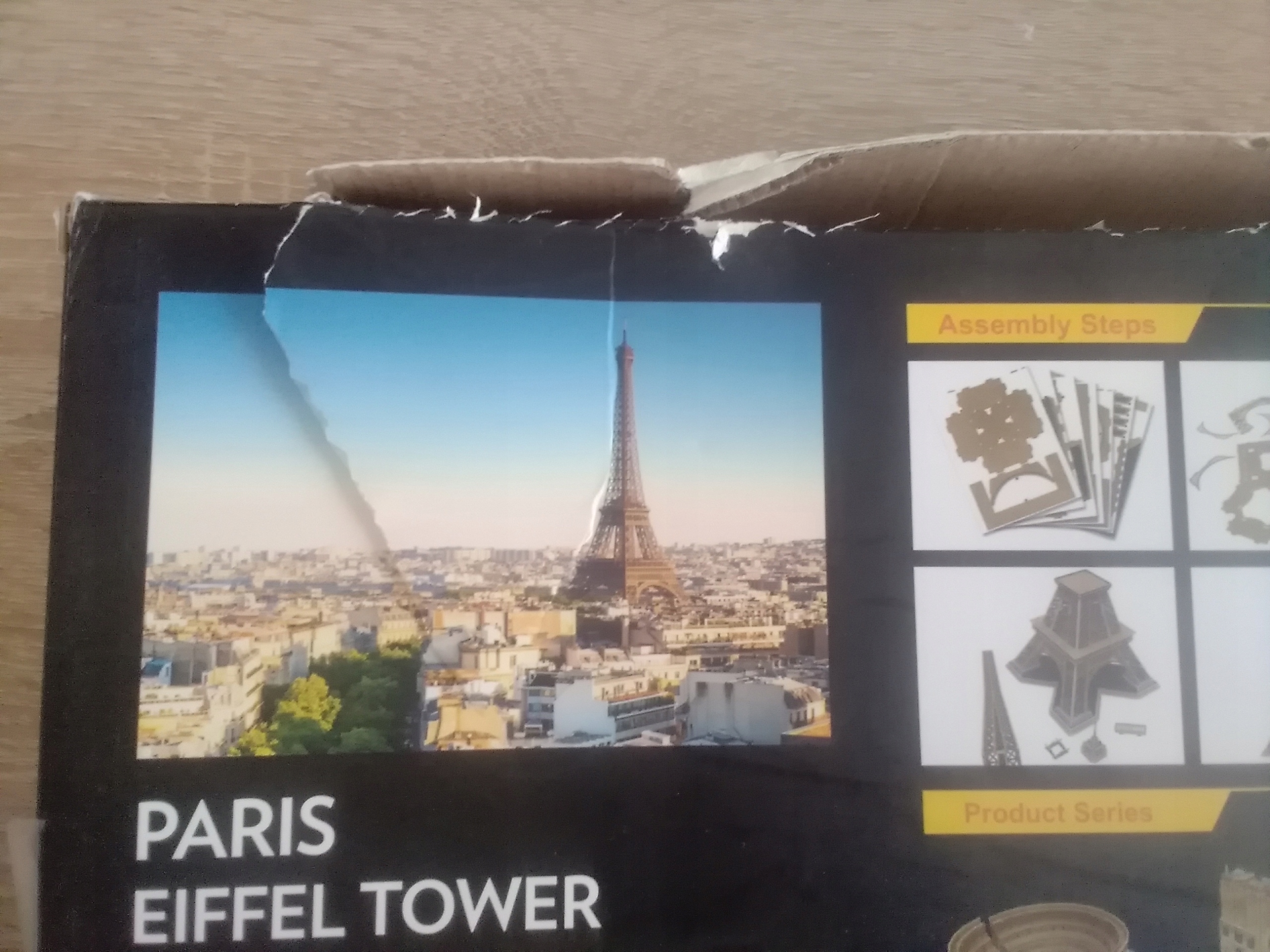 PUZZLE 3D WIEŻA EIFFEL"A 39EL.0442