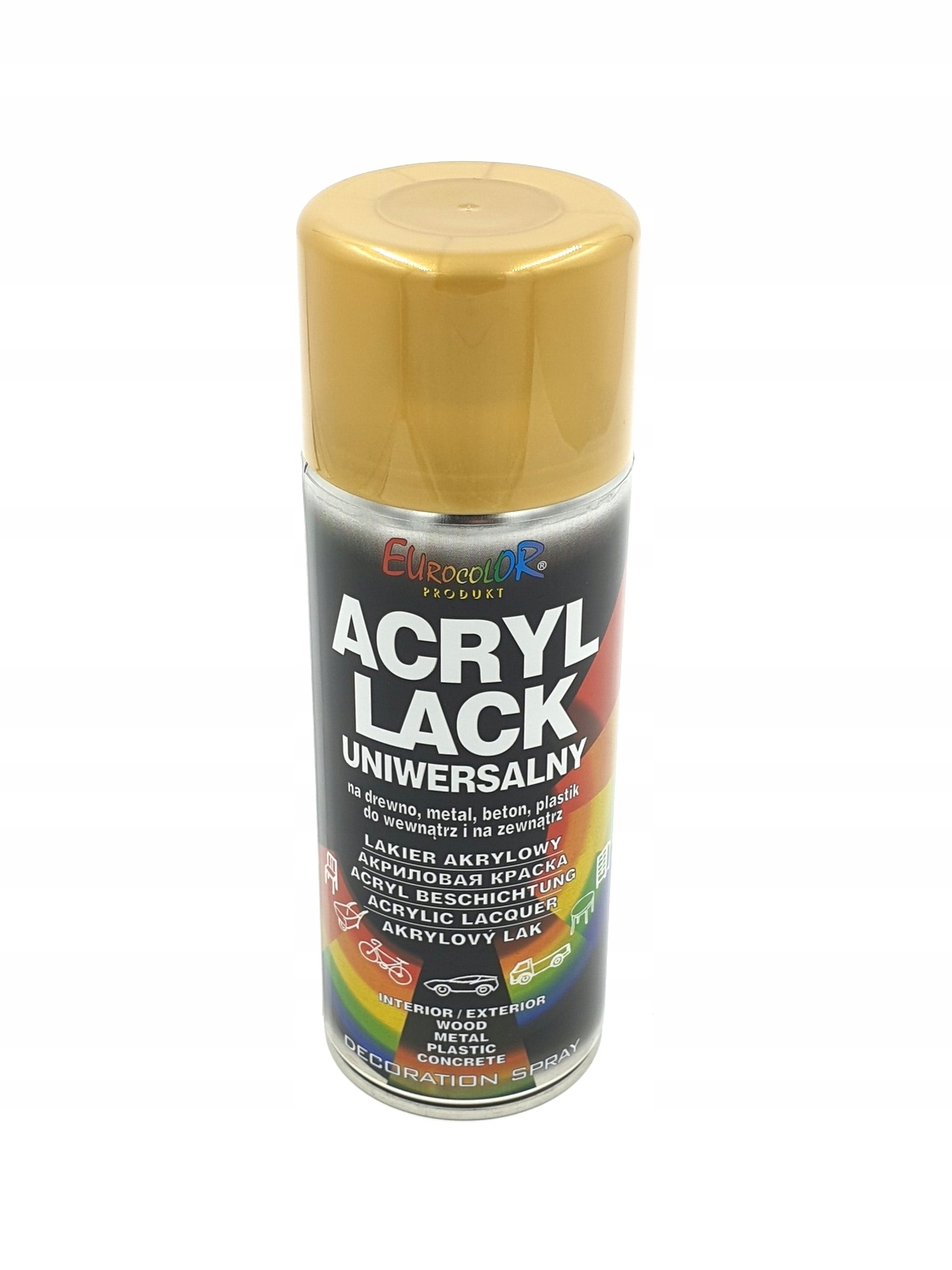 

Eurocolor Akryl Lakier Akrylowy Złoty 400ml