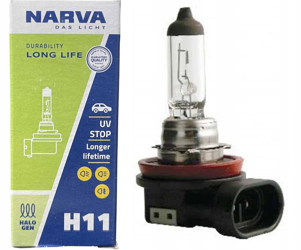 Żarówka Halogenowa Standard Narva H11 Longlife 12V Długa Żywotność