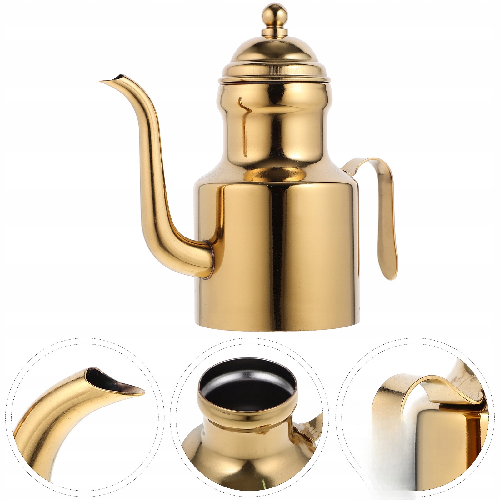 BUTELKA NA OLIWĘ ZE STALI NIERDZEWNEJ BUTELKA NA OLIWĘ Z OLIWEK Marka bez marki