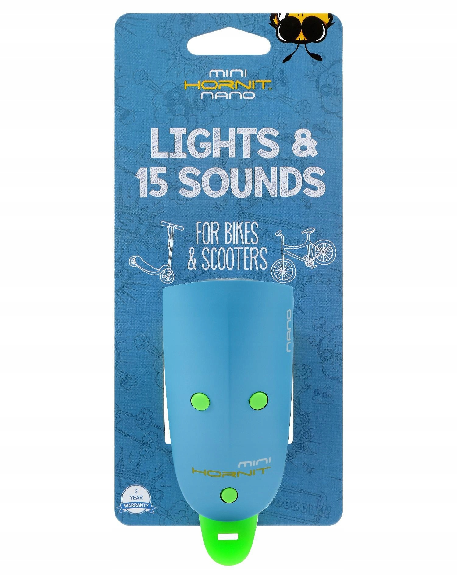 Nano HORNIT lampka klakson Blue /Green Kod producenta 6266BUG