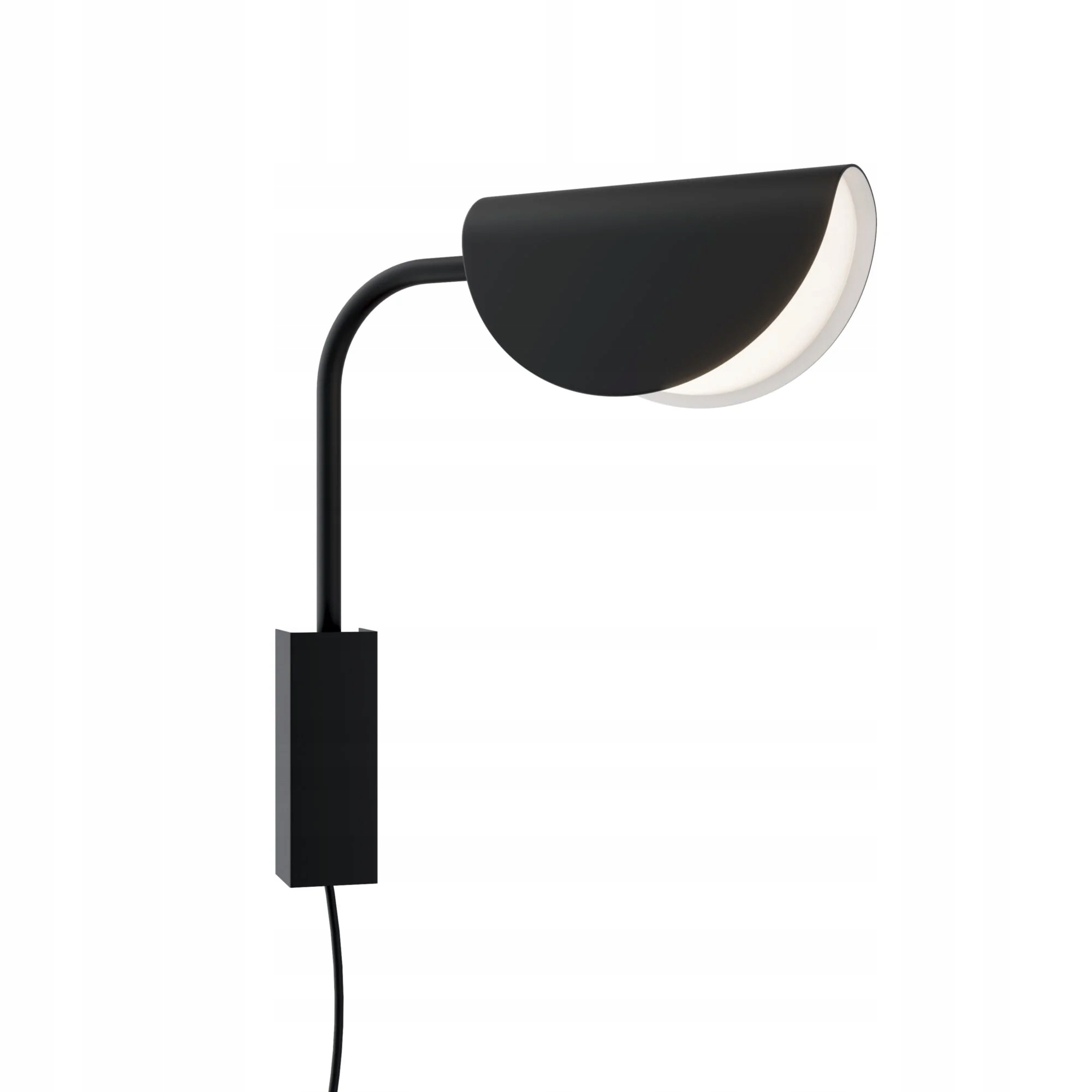 Černá minimalistická modernistická nástěnná lampa Maytoni