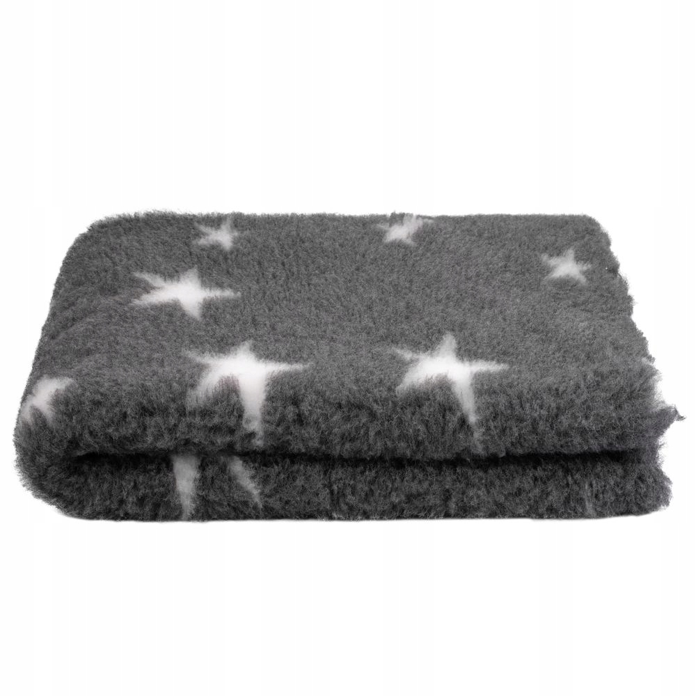 Blovi Dry Bed mata legowisko, posłanie dywanik100x75cm grafitowe w gwiazdki