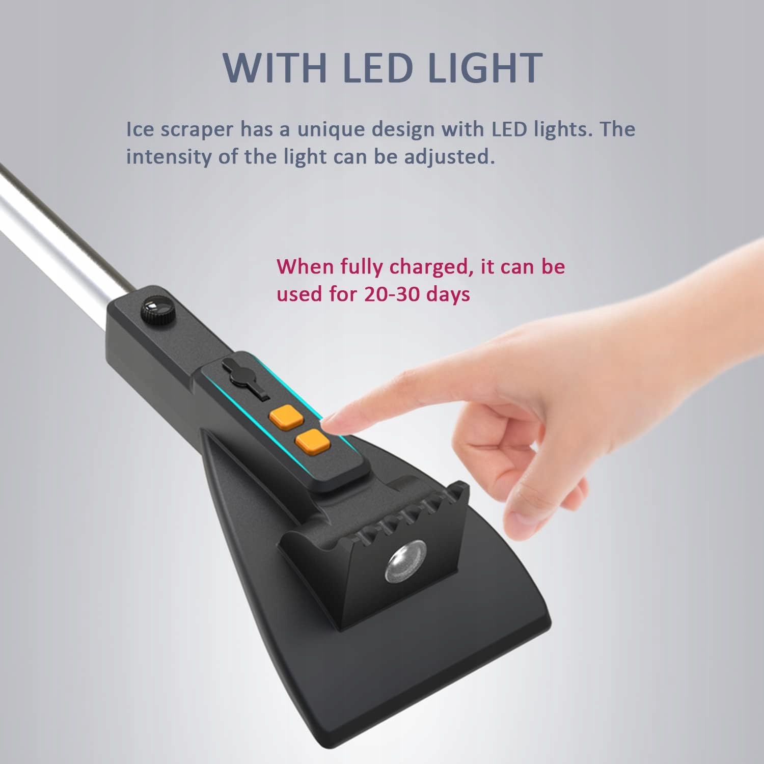 Samochodowa skrobaczka do lodu, wysuwana szczotka do śniegu ze Producent bez marki