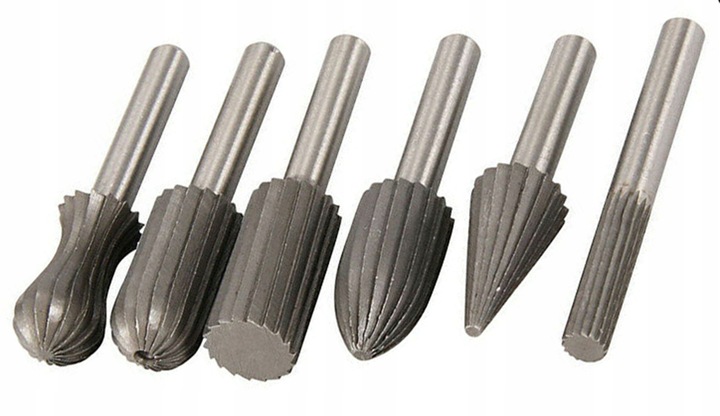 ZESTAW FREZÓW TRZPIENIOWYCH 6 SZT HSS Marka Vorfal