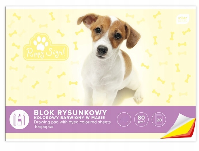 

Blok rysunkowy A3, 20 kartek, kolorowy Interdruk