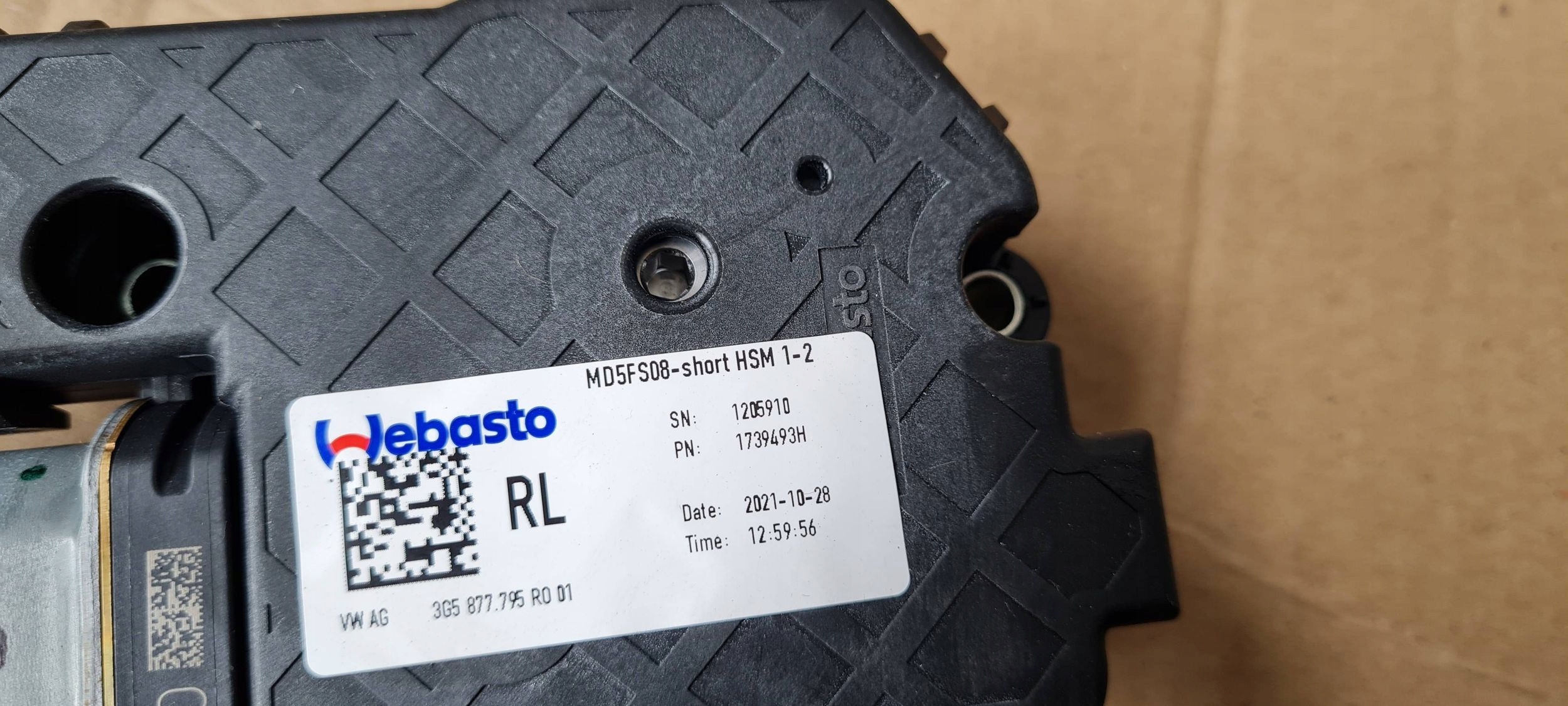 Q3 83A Motor Schiebedach 3G5877795 VW AUDI