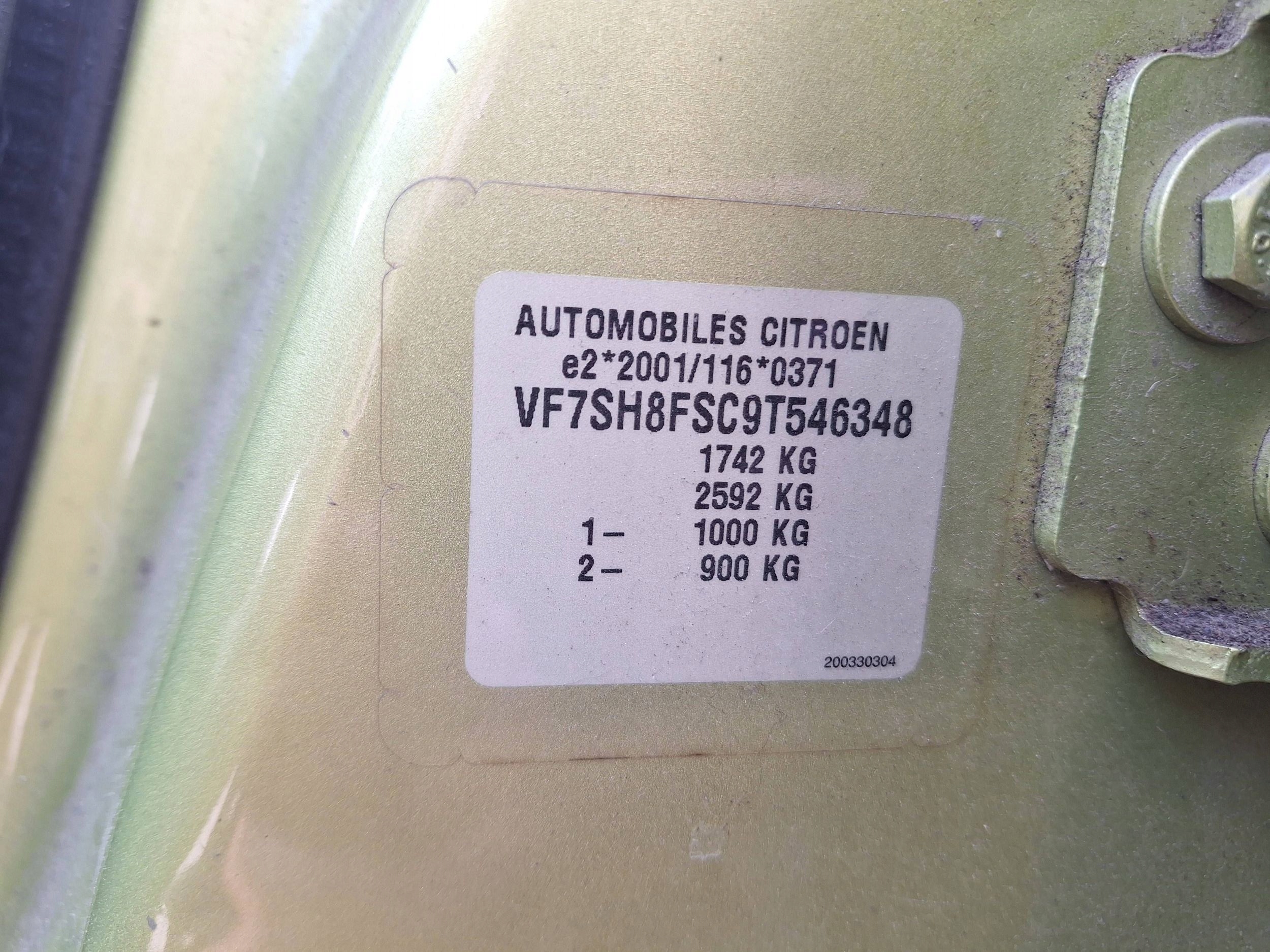 Citroen C3 Picasso 1.4 VTi 08-12 bumper front bonnet light fender KARC