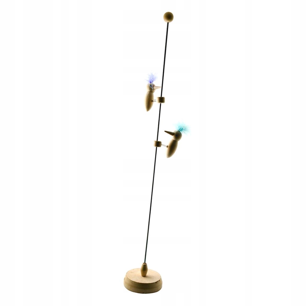 Novel DIY Spring Model Physics Science Mechanics Toy Materiał drewno