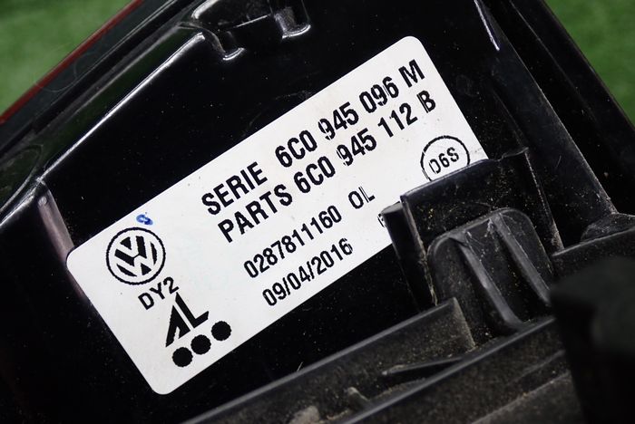 VW POLO 6C LIFT 14- light right rear rear part