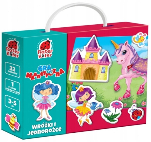Gra magnetyczna. Wróżki i jednorożce