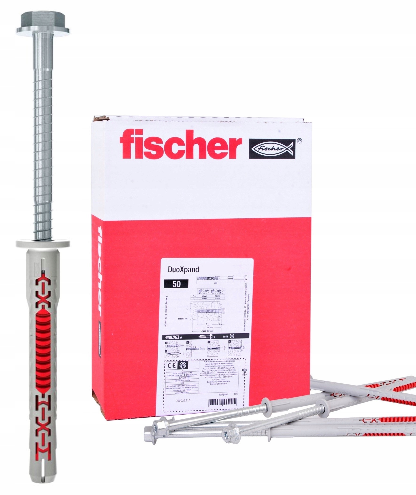 Kołek Ramowy Fischer Duoxpand 10x200 Fus 50SZT