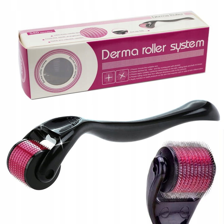 

Derma Roller twarz mezoterapia masażer 540 igieł
