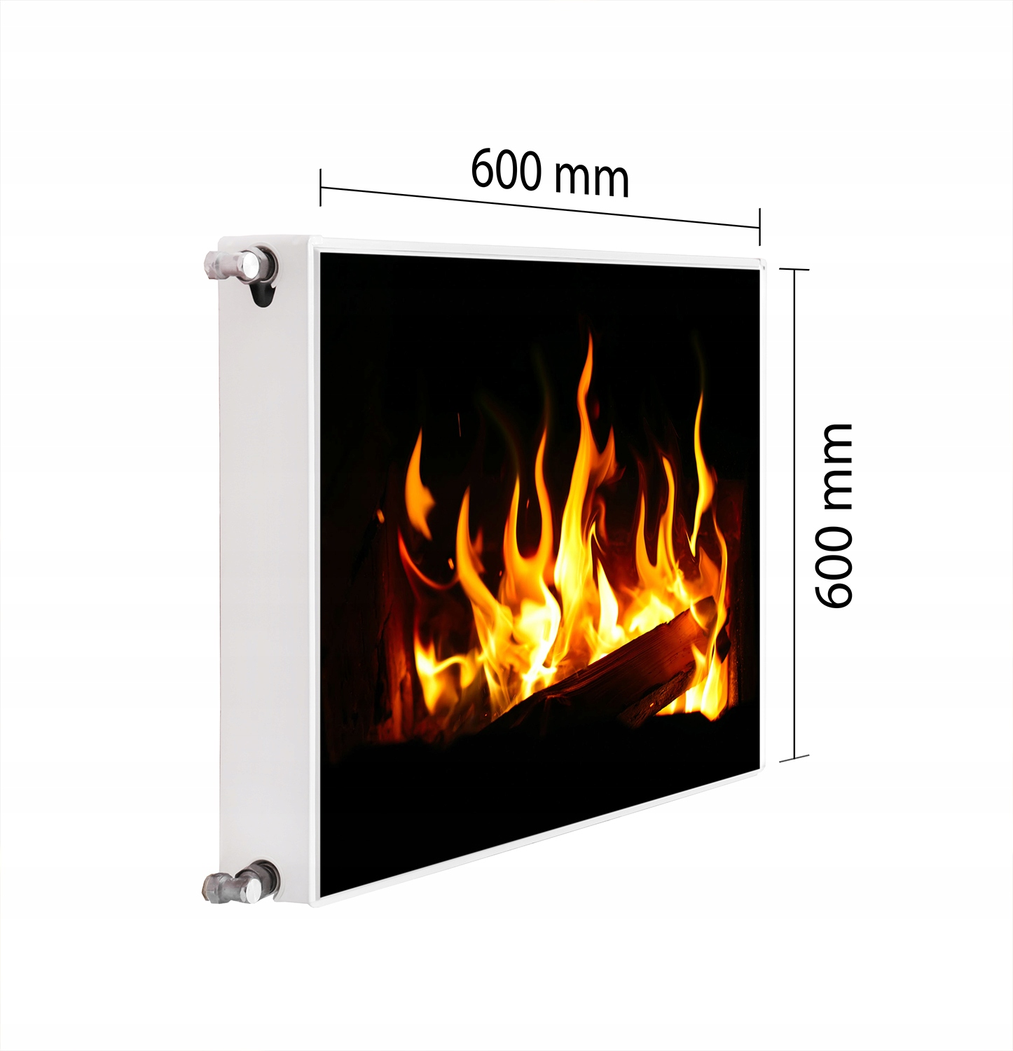 Magnetická Krytka Na Radiátor 60x60 Oheň Podložka Magnet