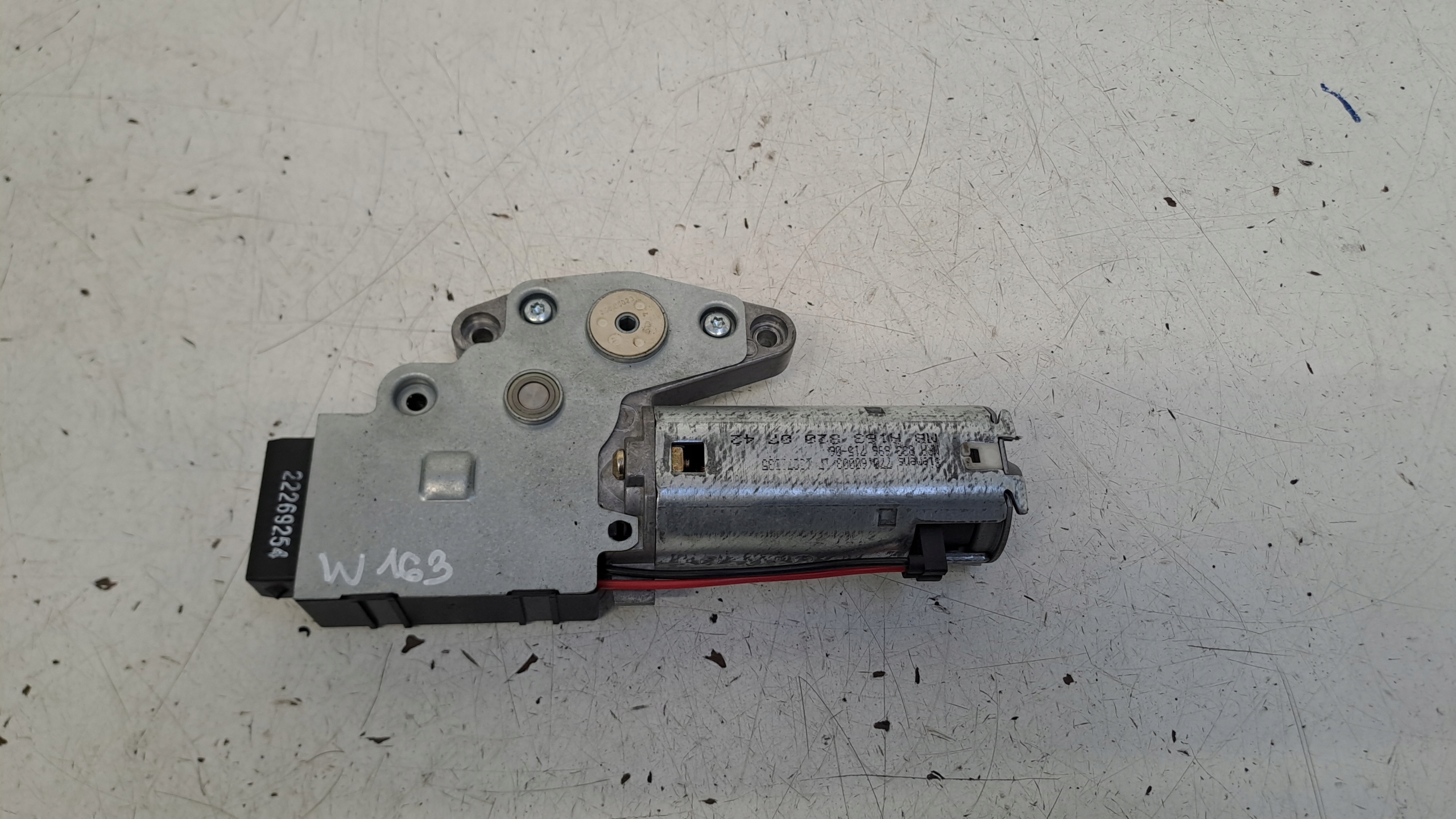 Motor Schiebedach 1638200742 Mercedes ML W163