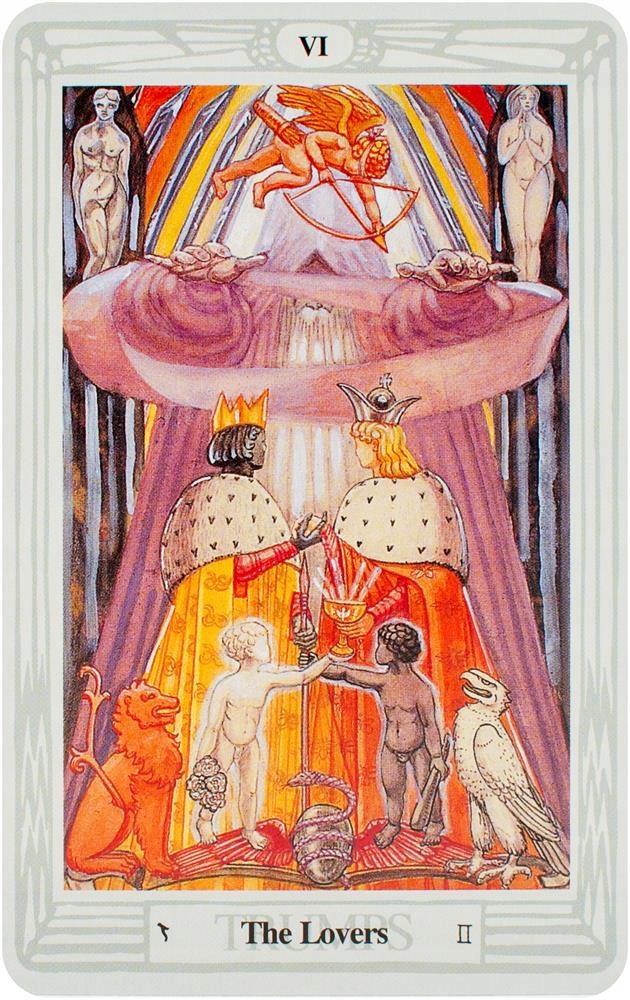 Aleister Crowley THOTH TAROT pocket - karty tarota ORYGINALNE! Waga produktu z opakowaniem jednostkowym 0.15 kg