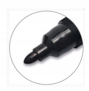 MARKER PERMANENTNY Z OKRĄGŁĄ KOŃCÓWKĄ, CZARNY EAN (GTIN) 5901549573022