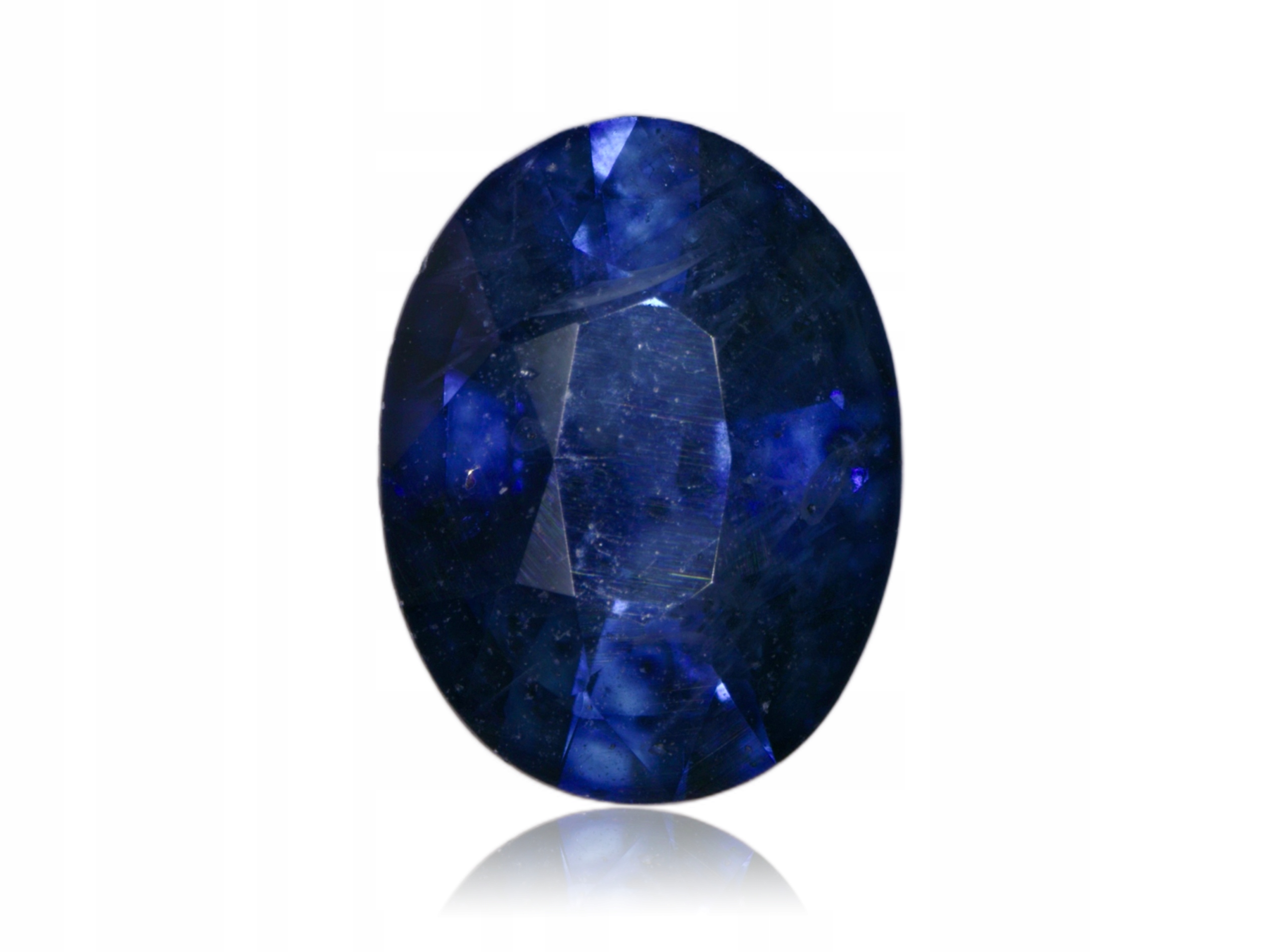 Safír 1.40ct Modrý Ovál eCertifikát Wbd